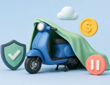 Hoe schors je een scooterverzekering tijdelijk