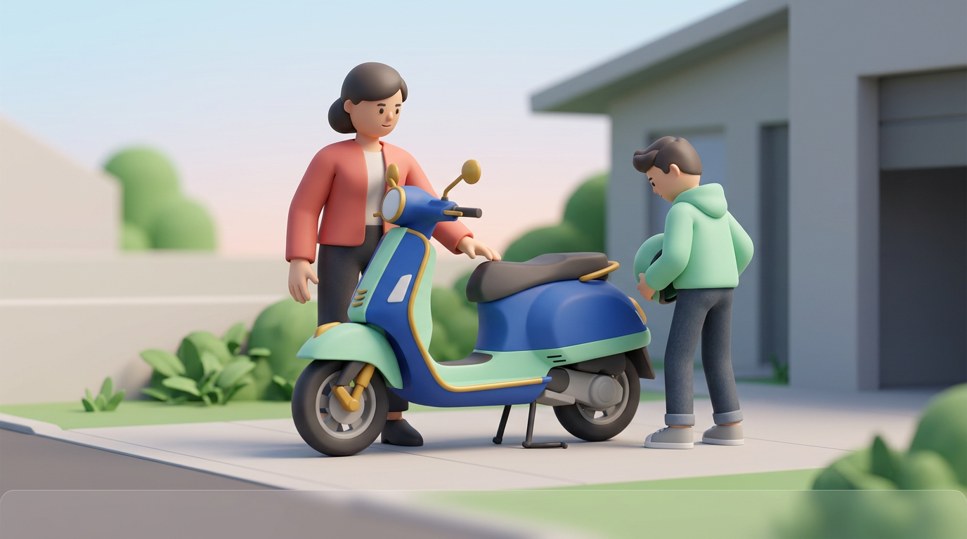 scooterverzekering op naam van ouders