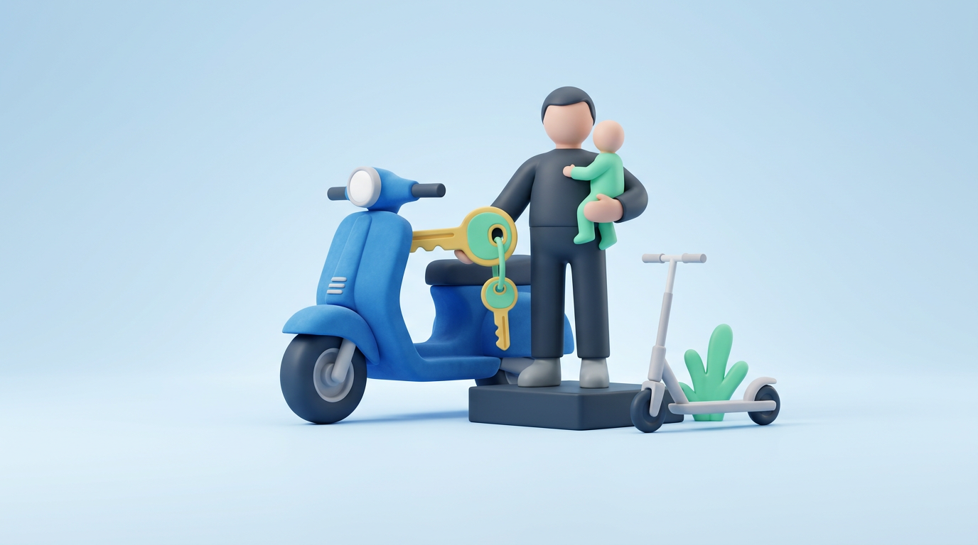 scooterverzekering op naam van ouders